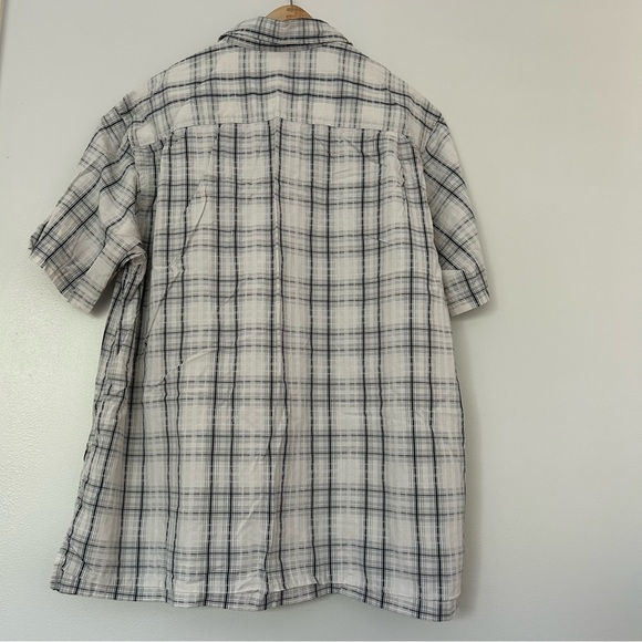 Columbia men’s plaid shirt sleeved button front shirt L - Picture 2 of 8